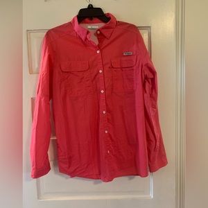 Pink Columbia PFG long sleeve shirt
